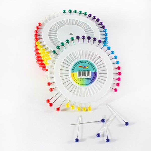 ALFILER ROSETA DE CABEZA DE COLORES C/480PZAS. E.(3)