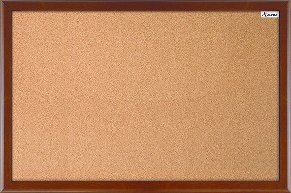 TABLERO CORCHO CONTINENTAL 40X60 MARCO MADERA 3005 C.(2)