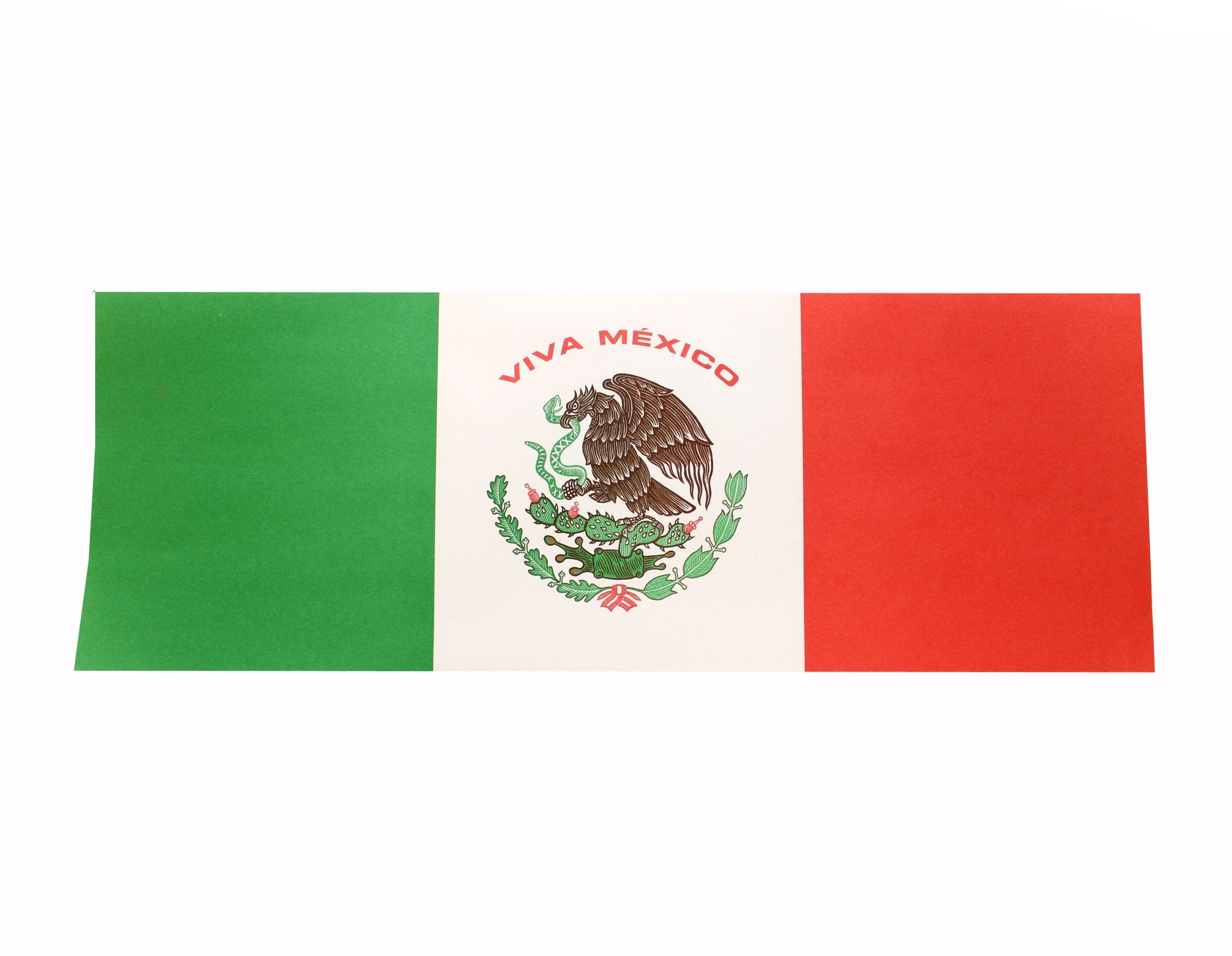 BANDERA DE PAPEL BOND RAF 47X17 CM. 3 E.(100)