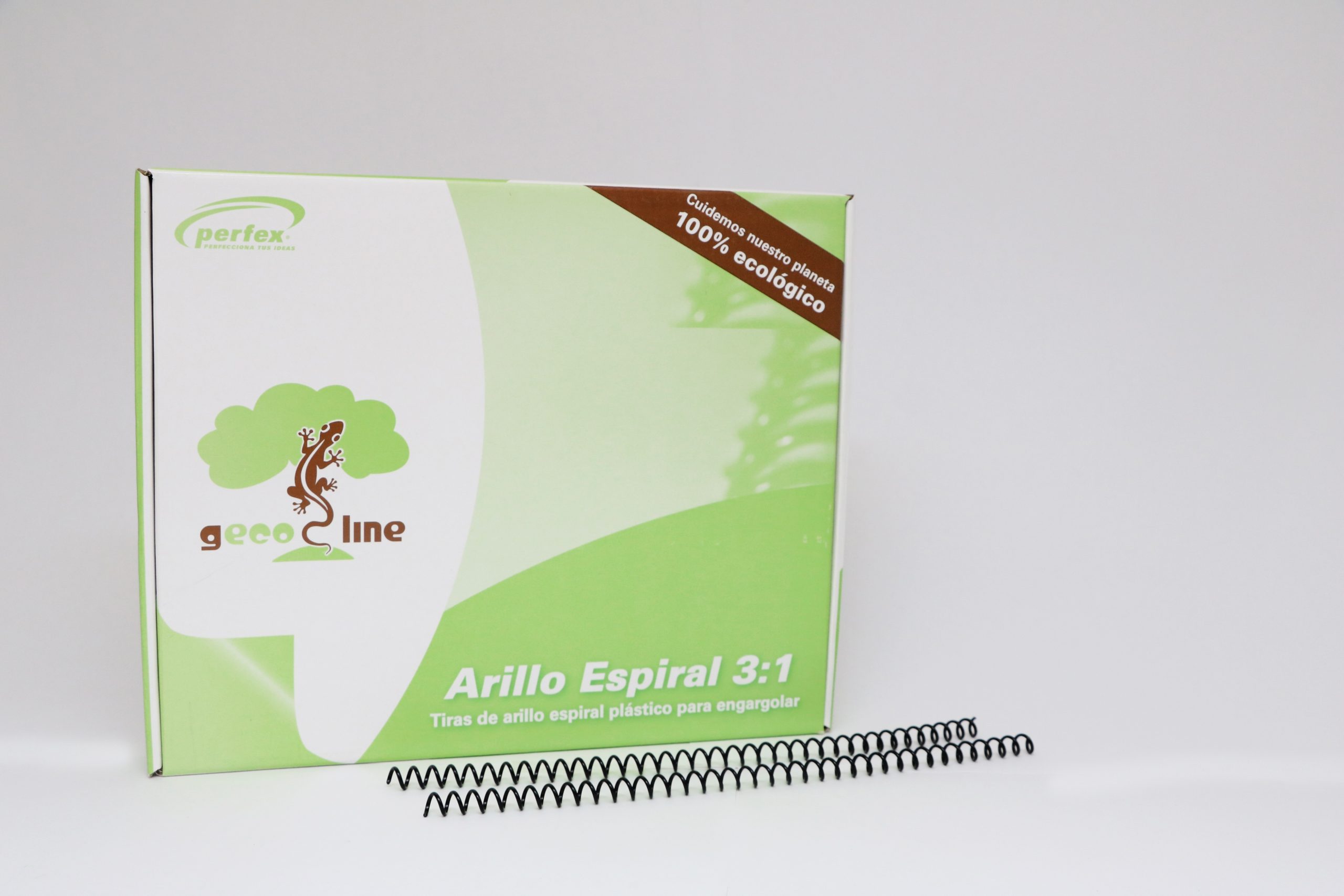 ARILLO PLAST. ESPIRAL 3:1 08MM NGO PERFEX CJ.C/100 C.(10)