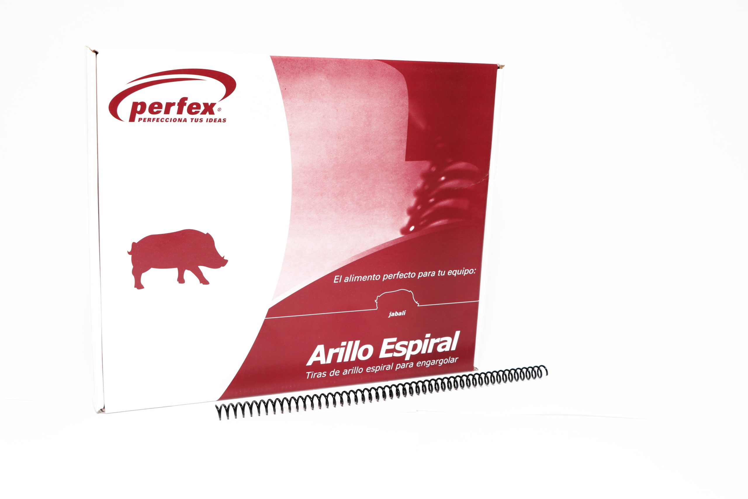 ARILLO PLAST. ESPIRAL 4:1 08MM NGO. PERFEX CJ.C/100 C.(10)